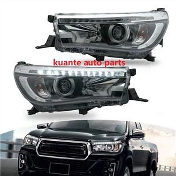 Dostosowany przedni reflektor samochodowy LED do Toyoty Hilux 2016 ~ 2019