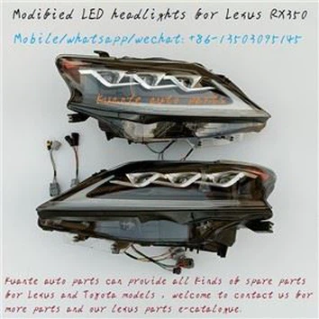 Zmodyfikowana lampa czołowa do Lexusa RX350